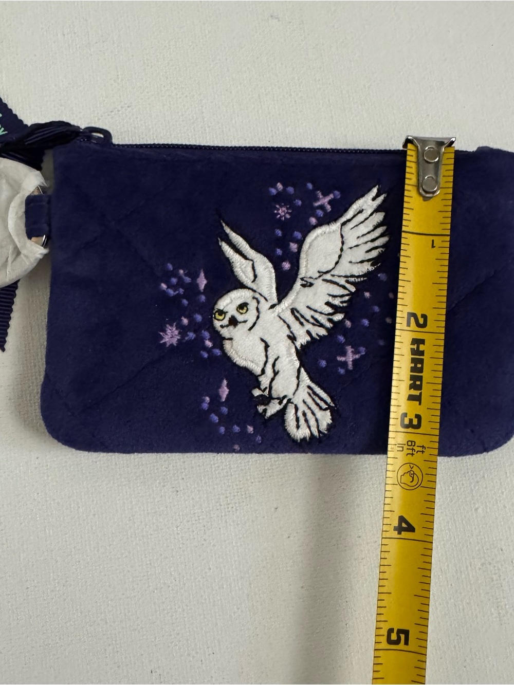 Vera Bradley Harry Potter Hedwig Owl Forbidden Forest Zip ID Case Purple Holder - Picture 12 of 12